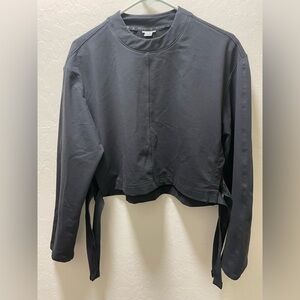 ADIDAS YOGA COVER-UP CROP TOP